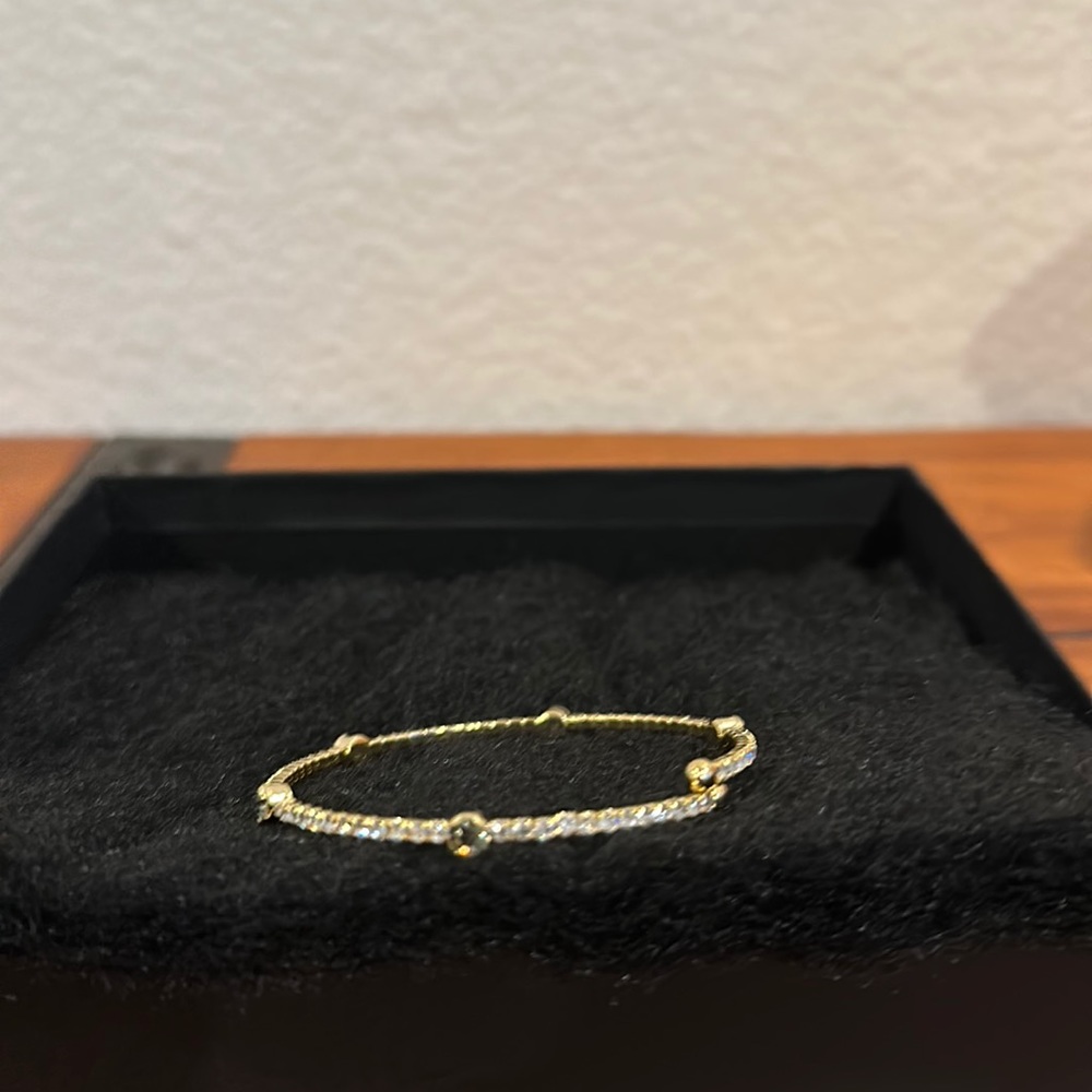 Rhinestone Cuff Bracelet